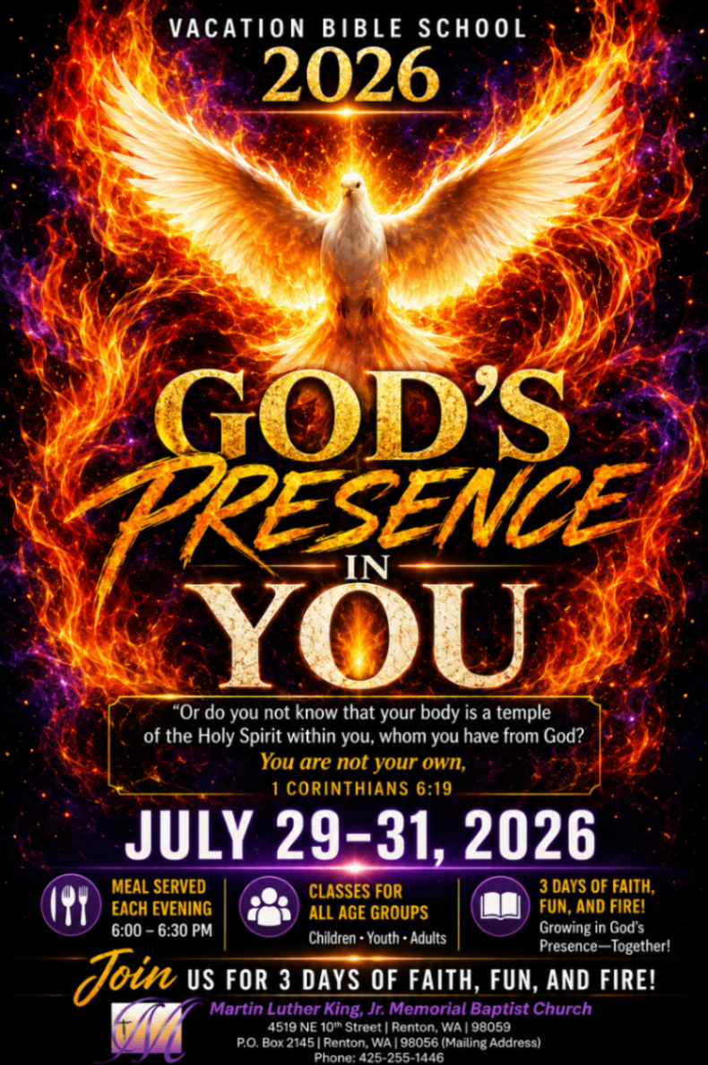 Vacation Bible School 2026 flyer